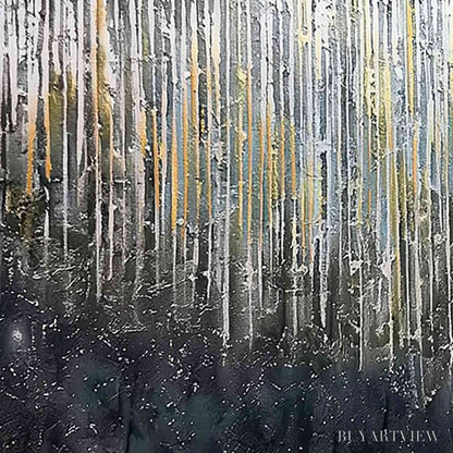 BUYARTVIEW Urban Cascade – Large Textured Abstract Palette Knife Painting - image 3