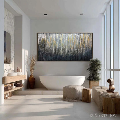 BUYARTVIEW Urban Cascade – Large Textured Abstract Palette Knife Painting - image 4