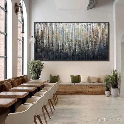 BUYARTVIEW Urban Cascade – Large Textured Abstract Palette Knife Painting - image 6