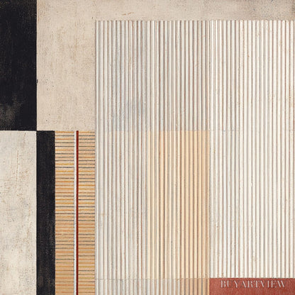 BUYARTVIEW Urban Grid – Modern Geometric Abstract Architectural Painting - image 5