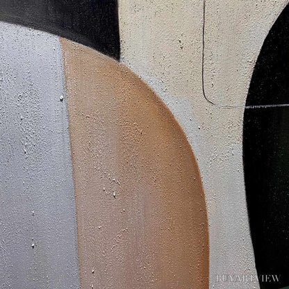 BUYARTVIEW Urban Forms – Textured Minimalist Abstract Oil Painting - image 6