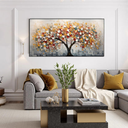 WHIMSICAL WONDER: Textured Panoramic Oil Painting